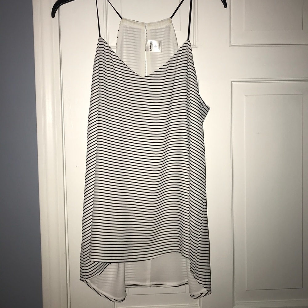 Express striped tank top